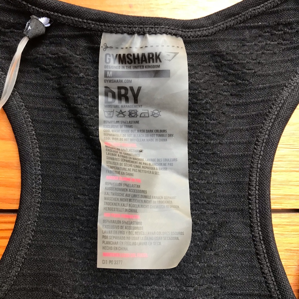 Gymshark Flawless Knit Vest Black Mesh Top, NWT, M - Picture 4 of 13